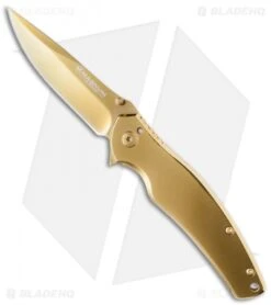 Boker Magnum Gold Finger Liner Lock Knife (3.15" Gold) 01LG277