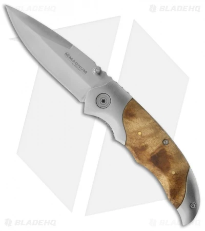 Boker Magnum Hawk Liner Lock Knife (3.5" Satin) 01MB042 1 Boker Magnum Hawk Liner Lock Knife (3.5" Satin) 01MB042
