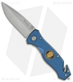 Boker Magnum To Serve & Protect L.E. Liner Lock Knife (4.75" Satin) 01MB365