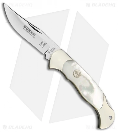 Boker Scout Lock Back Pocket Knife Mother Of Pearl (3.125" Satin) 112005 1 Boker Scout Lock Back Pocket Knife Mother Of Pearl (3.125" Satin) 112005
